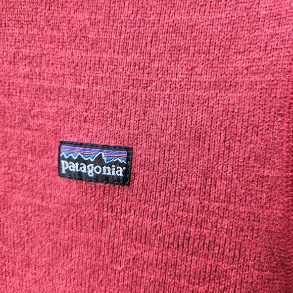 Patagonia red quarter zip Better Sweater women's small - Picture 3 of 7